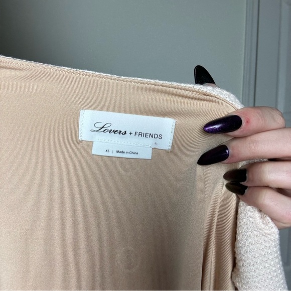 Lovers + Friends Madyson Mini Dress in Nude XS - Picture 5 of 6
